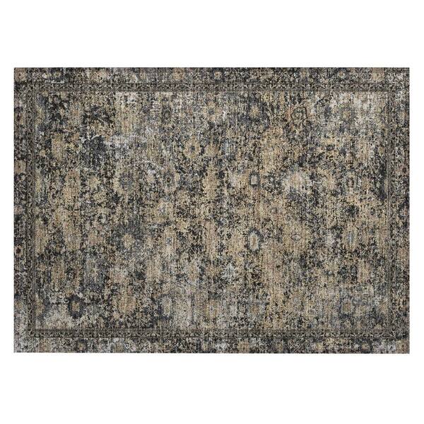 Chantille Machine Washable Indoor/Outdoor Abstract ACN3175 Black 2 ft. x 3 ft. Accent Rug