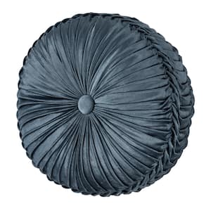 Anzalone Polyester Tufted Round Decorative Throw Pillow 15 in. x 15 in.