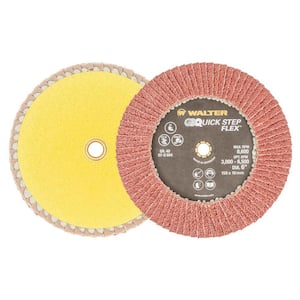 Quick-Step 6 in. GR40, Flexible Flap Discs (Pack of 10)