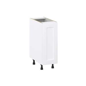 Wallace 12 in. W x 24 in. D x 34.5 in. H Painted Warm White Shaker Assembled Base Kitchen Cabinet with 3 Inner Drawers