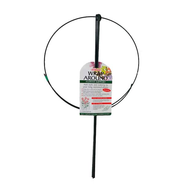 Unbranded 15 in. Wraparound Plant Support with 26 in. Legs (3-Pack)