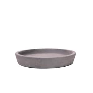 6.75 in. D Smooth Cement Composite Saucer