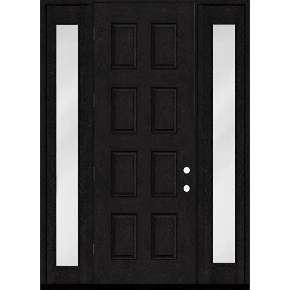 Steves & Sons Regency 64 in. x 96 in. 8-Panel RHOS Onyx Stain Mahogany ...