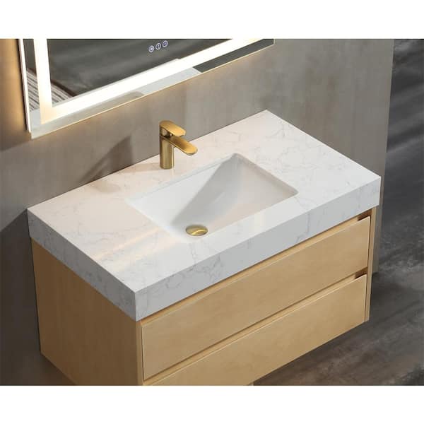 ｍａｙｕｒｉａ　0621 Voltaire 21 Rectangular Under-Mount Bathroom Sink – Swiss