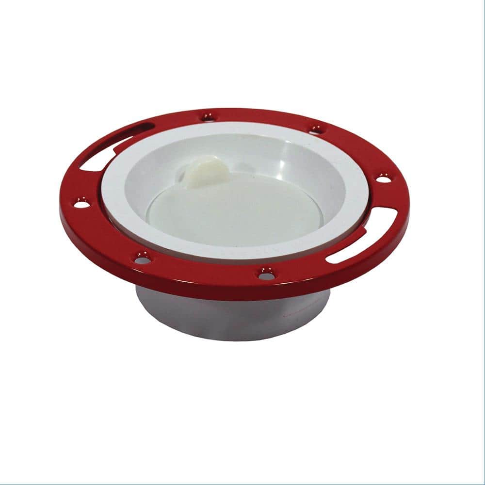 7 in. O.D. PVC Closet (Toilet) Flange with Metal Ring and Knockout, Fits Over 3 in. or Inside 4 in. Sch. 40 DWV Pipe price history on PriceWatchPro