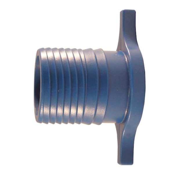 Apollo 1-1/4 in. Barb Insert Blue Twister Polypropylene Plug Fitting
