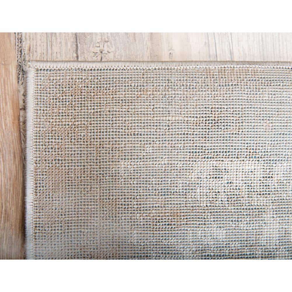 Salle Garnier Beige Rectangular Stain-Resistant Area Rug