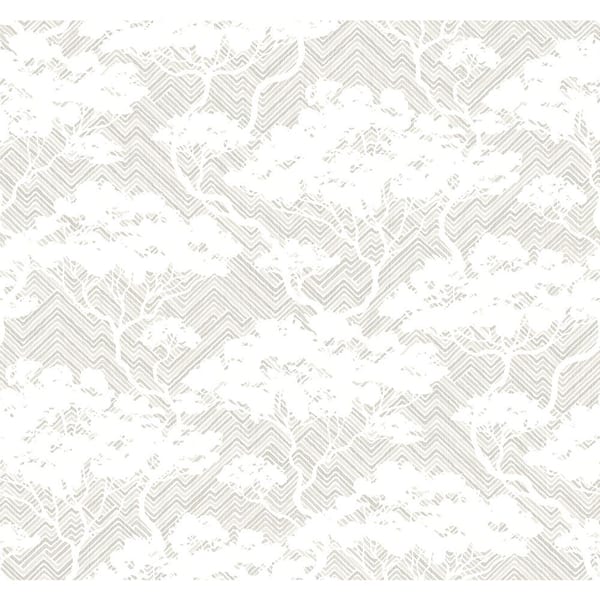 Seabrook Designs Fog Nara Stringcloth Paper Unpasted Wallpaper Roll (60.75 sq. ft.)