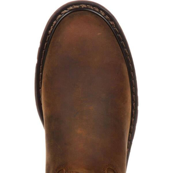 rocky ride round toe roper boots