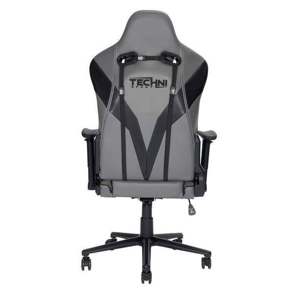 Techni Sport XL Ergonomic Gaming Chair , Grey RTA-TSXL3-GRY