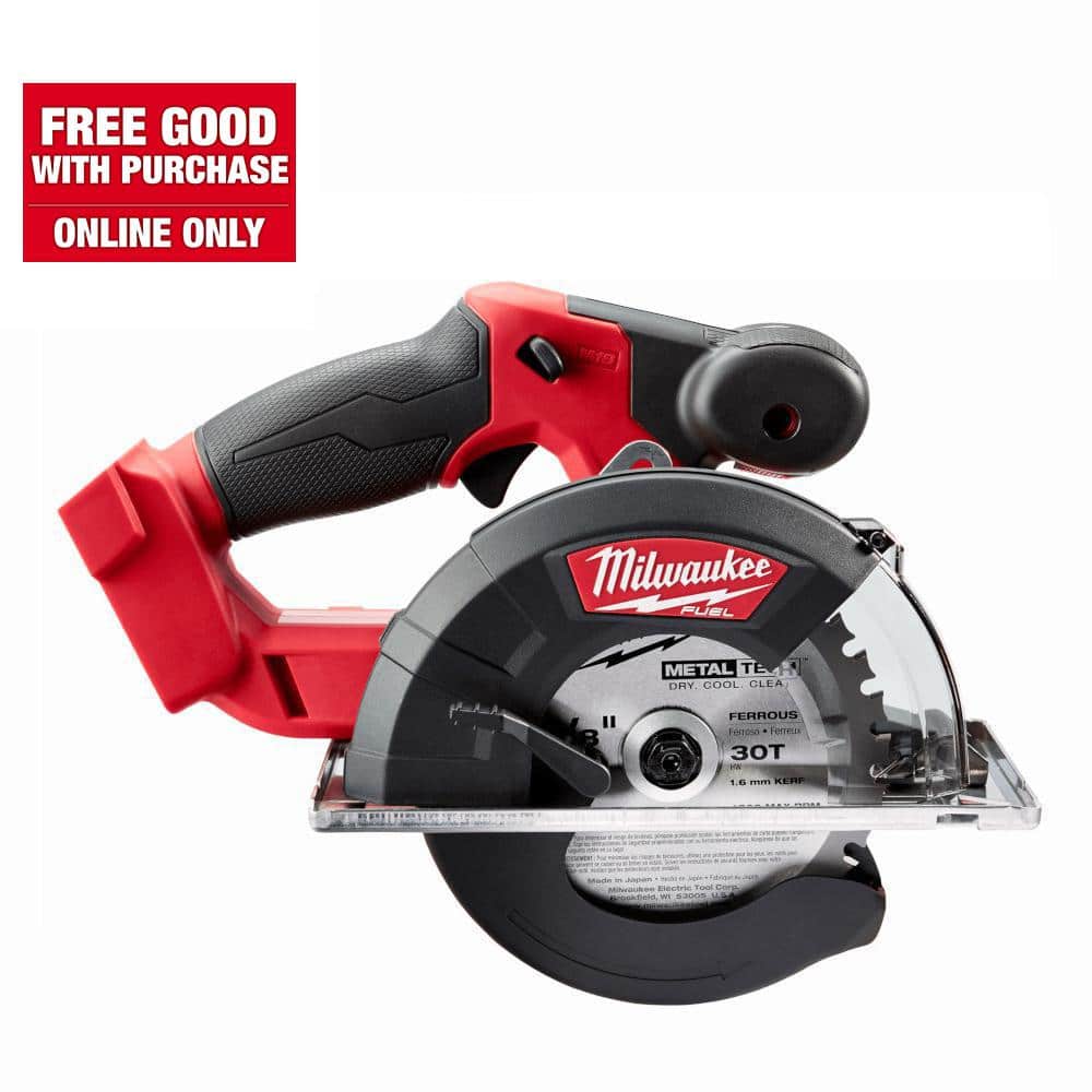 Milwaukee M18 FUEL 18V Lithium-Ion Brushless Cordless Metal Cutting 5-3/8 in. Circular Saw (Tool-Only) w/ Metal Saw Blade 2782-20 Sansujyuku sansujyuku.com