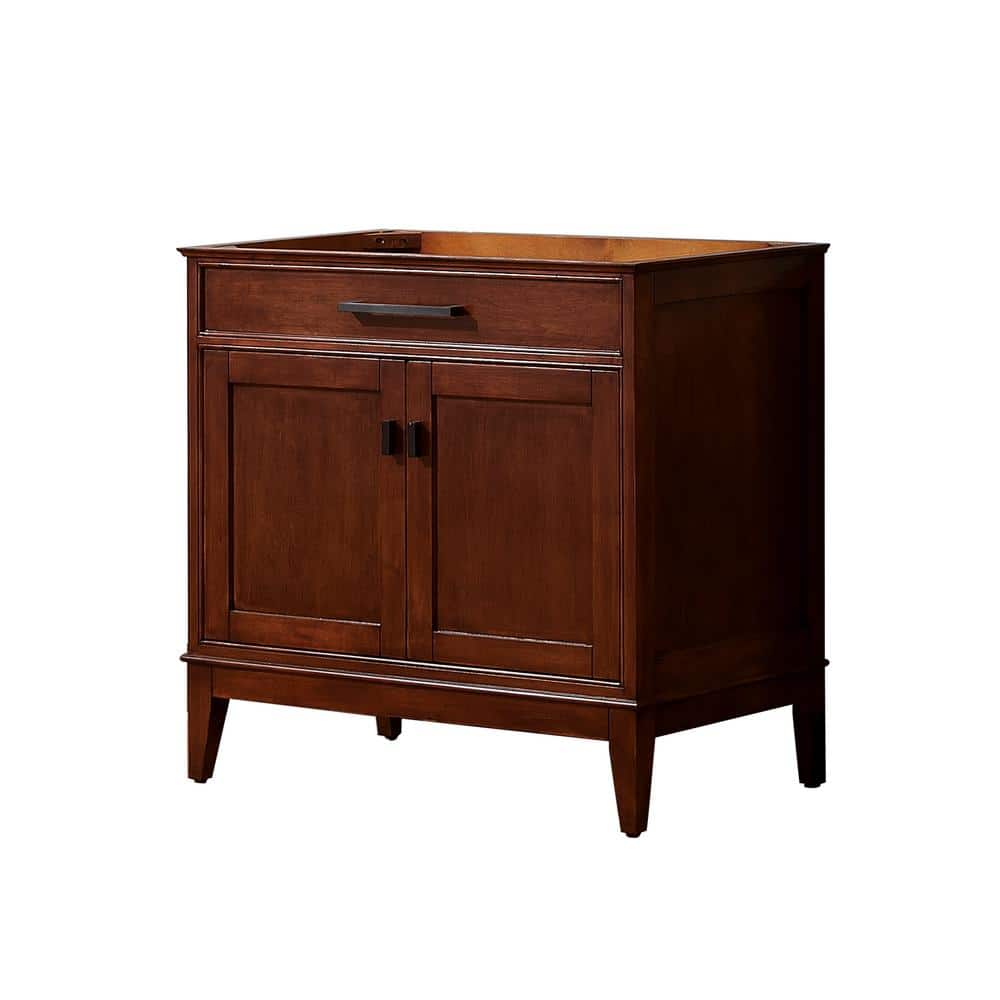 Madison 36'' Tobacco Solid Wood Bathroom Vanity Base