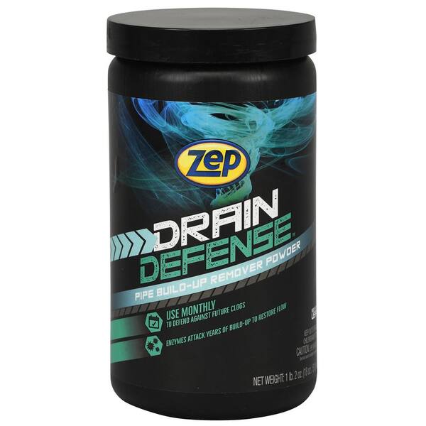 ZEP 18 oz. Drain Defense Pipe Build Up Remover Powder (Case of 12) ZDC16