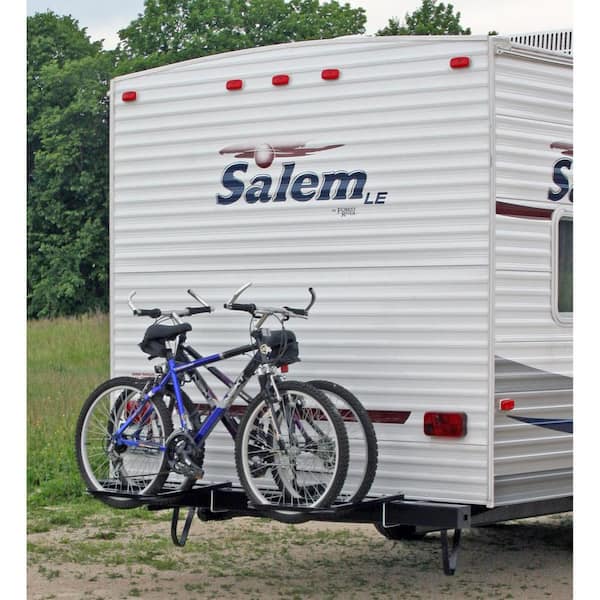 travel trailer bumper bike rack