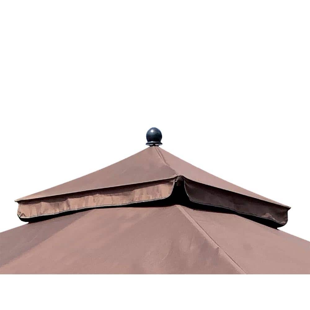 Brown Polyester Replacement Canopy Top for 10' x 12' Gazebo