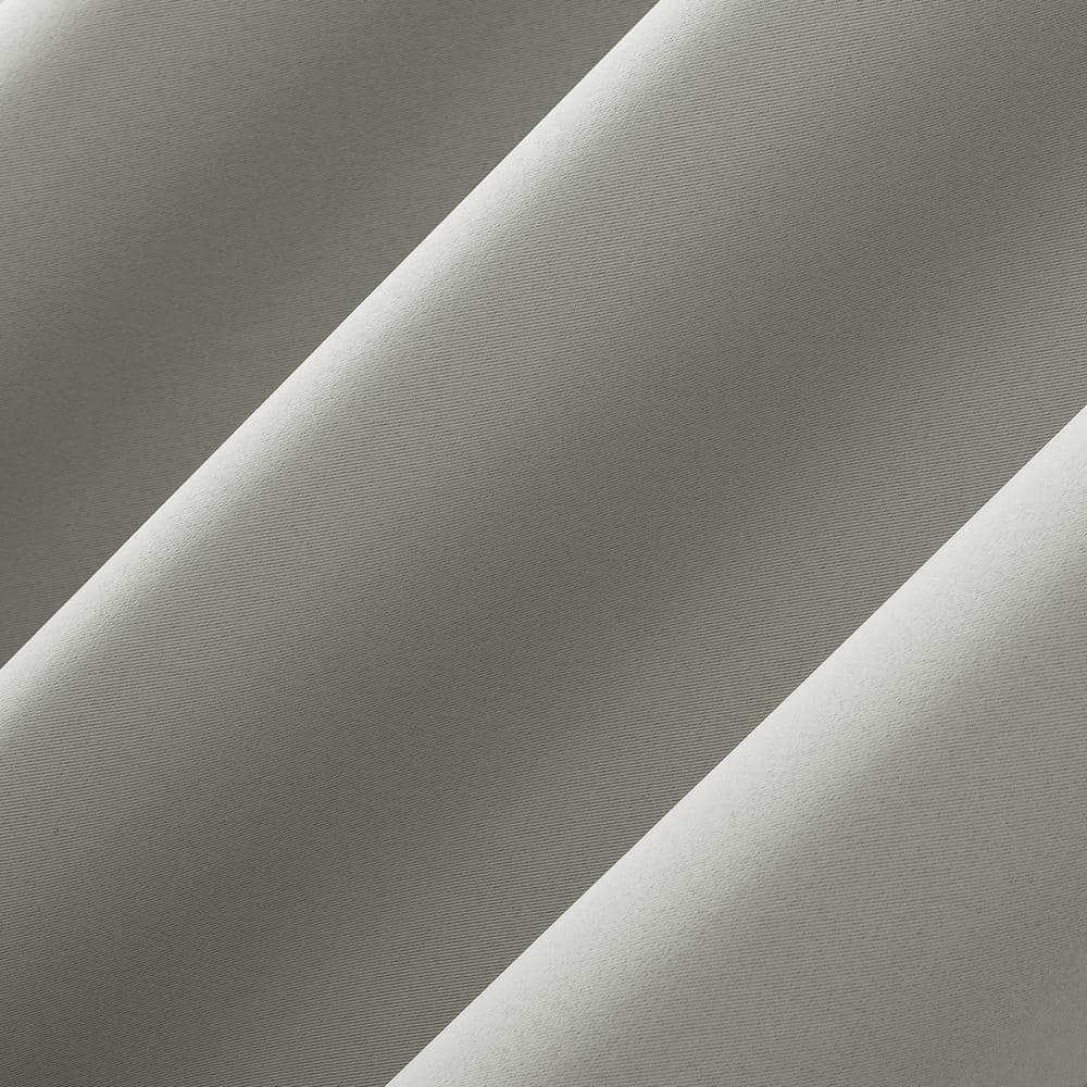Silver Gray 40"x63" Blackout Energy Saving Curtain Panel