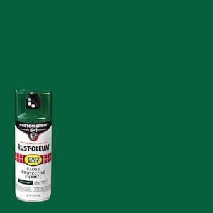 12 oz. Custom Spray 5-in-1 Gloss Hunter Green Spray Paint