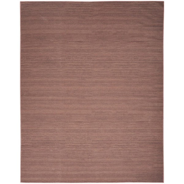 6 ft. x 9 ft. Brown Abstract Washable Area Rug