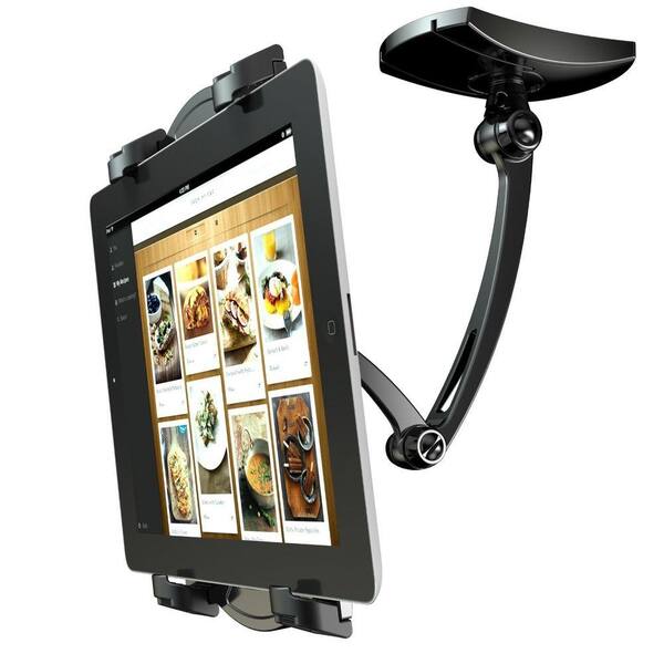 FLEXIMOUNTS 2-in-1 iPad Wall Mounts Kitchen Mount Stand for 7 in. - 12 in. Tablets iPad Air/iPad Mini and All Tablets