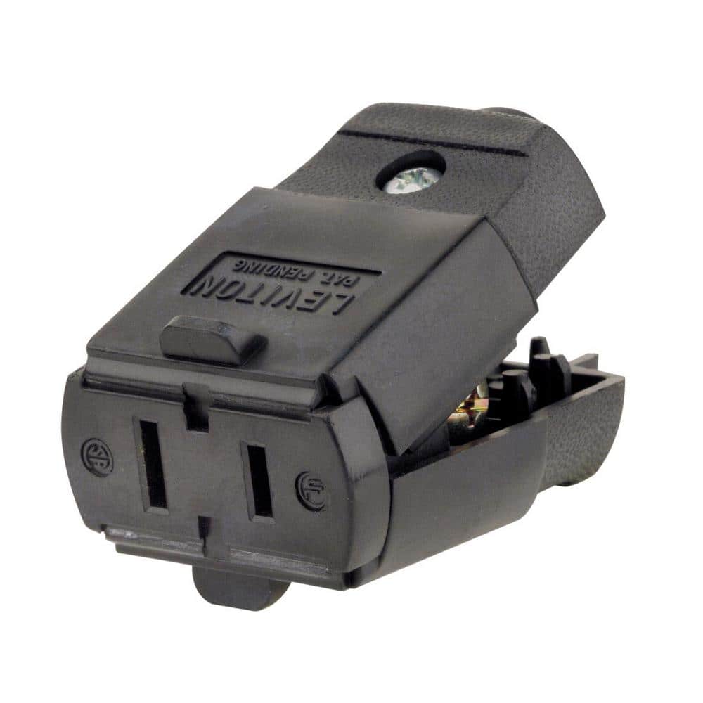 15 Amp 125-Volt Light Duty Polarized Connector, Black 102-EP price history on PriceWatchPro