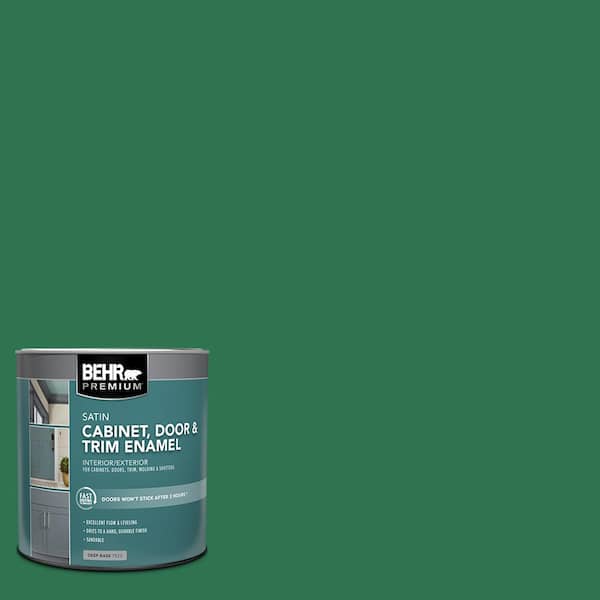 1 qt. #P420-7 Crown Jewel Satin Enamel Interior/Exterior Cabinet, Door & Trim Paint