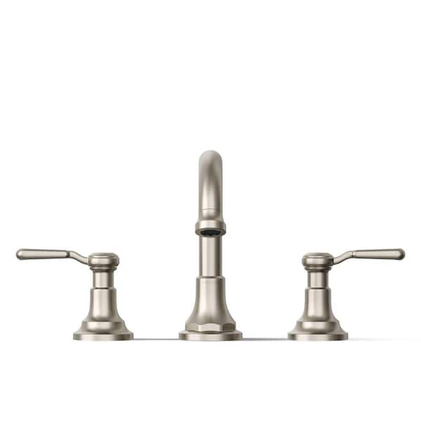 KOHLER Worth 8 in. Widespread 2-Handle Bathroom Faucet in Vibrant