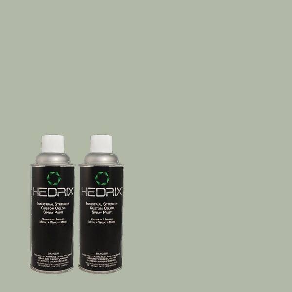 Hedrix 11 oz. Match of 460E-3 Smokey Slate Gloss Custom Spray Paint (2-Pack)