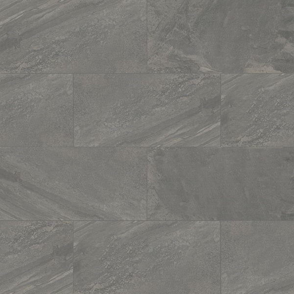 MSI Yardan Graphite 24 in. x 48 in. Matte Porcelain Floor and Wall Tile (7.64 sq. ft./Each)