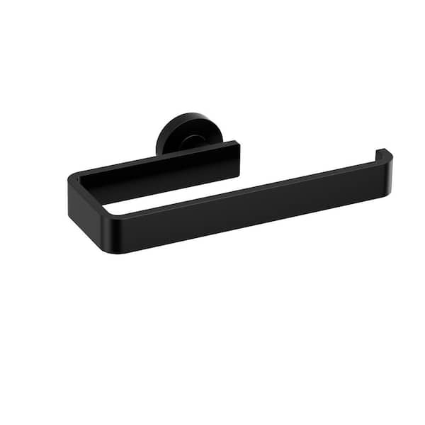 Paradox Wall Mounted Towel Ring in Black