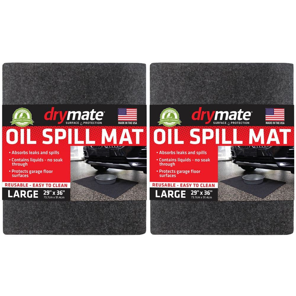 29 in. x 36 in. Oil Spill Absorbent Mat (2-Pack)