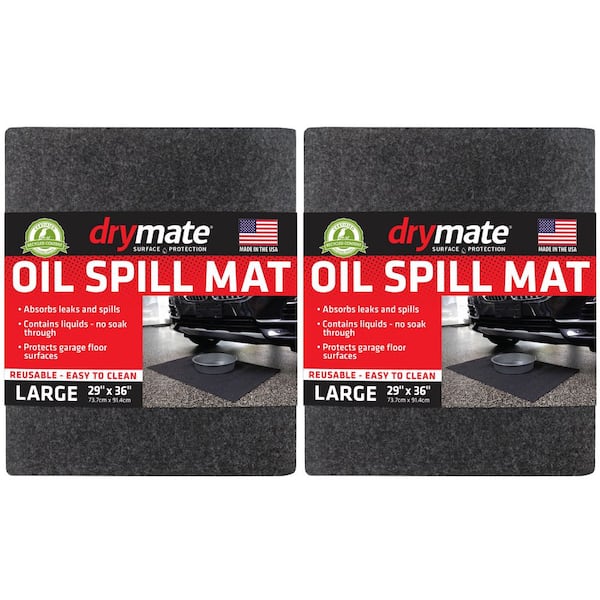 29 in. x 36 in. Oil Spill Absorbent Mat (2-Pack)
