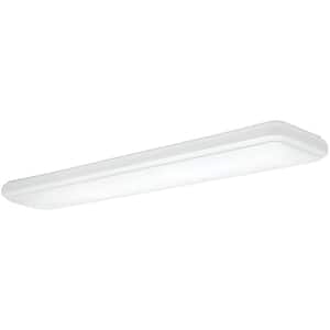 4 ft. x 1 ft. Replacement Lens for Stepped Rectangle LED Flush Mount Ceiling Puff Light - Store Sku 1000532443