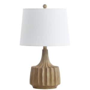 Shiloh 21.5 in. Wood Finish Table Lamp