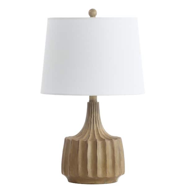 SAFAVIEH Shiloh 21.5 in. Wood Finish Table Lamp