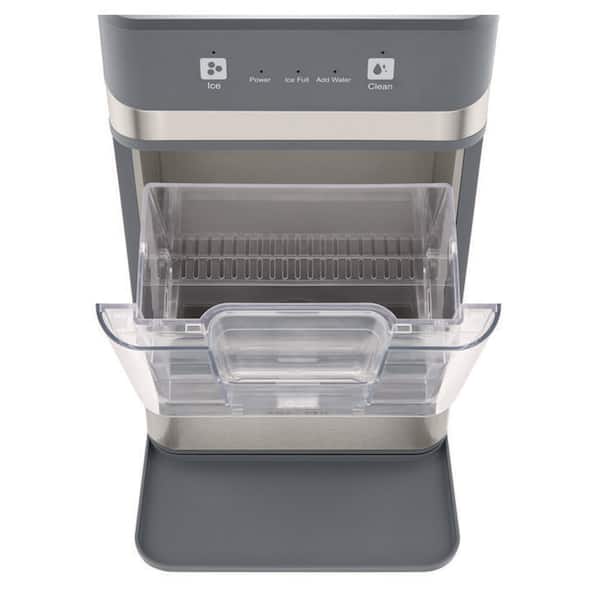 Vissani 34 lbs. Countertop Portable Nugget Ice Maker with
