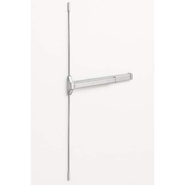 STED Series Aluminum Grade 2 Storefront 48 in. Concealed Vertical Rod Narrow Stile Panic Exit Device w/ Mortise Cylinder