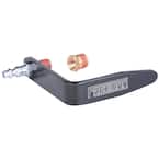 1-3/4 in. Aluminum Pneumatic Tool Rafter Hook with 1/4 in. Straight Industrial Fitting and Brass Bushing