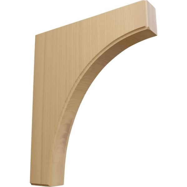 Ekena Millwork 1-3/4 in. x 10 in. x 12 in. Unfinished Wood Cherry Clarksville Corbel