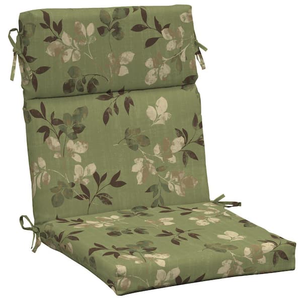 Hampton Bay Parson High Back Outdoor Chair Cushion-DISCONTINUED