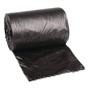 17 in. x 17 in. 4 Gal. 0.35 mil Black Low-Density Trash Can Liners (50-Bags/Roll, 20-Rolls/Carton)