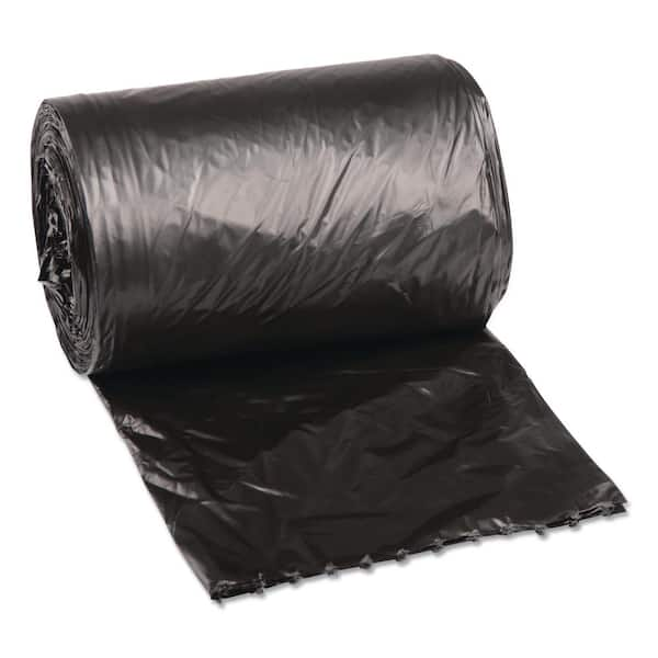 Boardwalk 17 in. x 17 in. 4 Gal. 0.35 mil Black Low-Density Trash Can Liners (50-Bags/Roll, 20-Rolls/Carton)