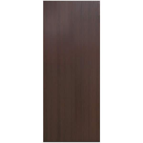 VINT NYC 32 in. x 80 in. Kona Chocolate Smooth Flush Hollow Core Wood Composite Interior Door Slab