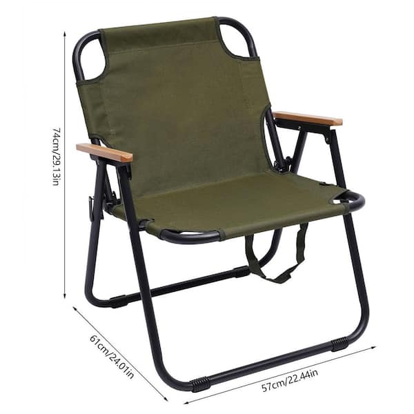 Portable Folding Camping Chair 600D Oxford Cloth Outdoor Yard