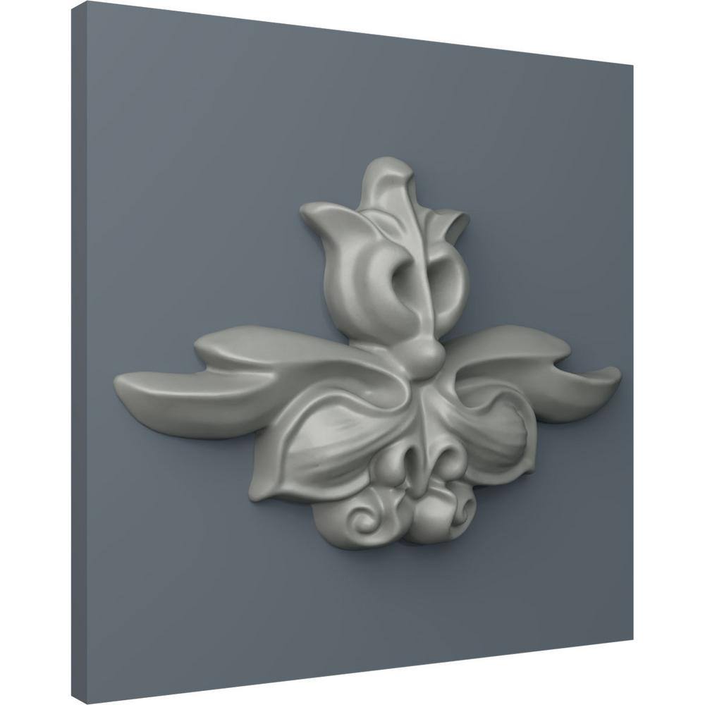 Gray Polyurethane Architectural Ribbon Center Onlay