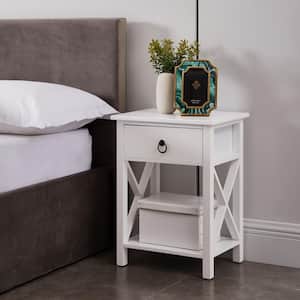 Small Profile Night Stand, Bedside Table, Side Tables Bedroom, Wooden Night Stands for Bedroom, Bed Side Table Set of 2
