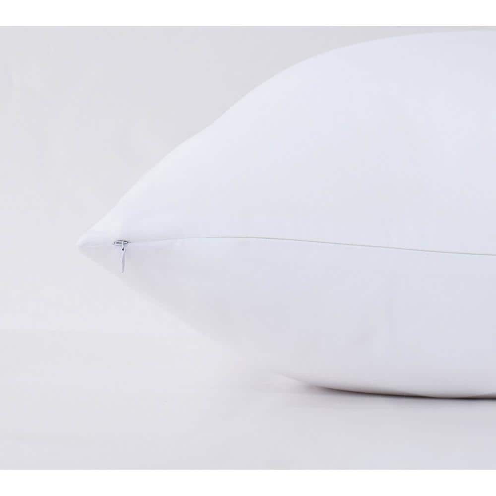 White Hypoallergenic Down Alternative Bed Pillow Set