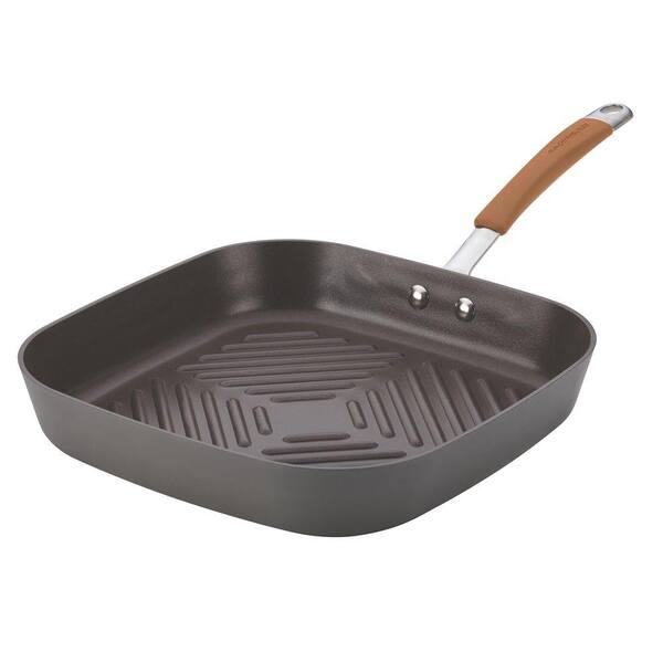 Rachael Ray Cucina Aluminum Grill Pan with Nonstick Coating
