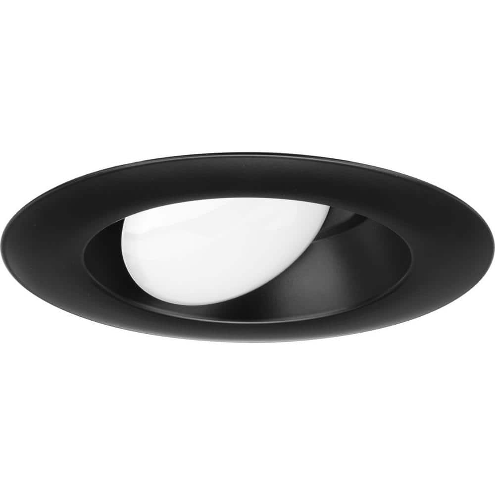 Black Aluminum 7.73" LED Recessed Eyeball Downlight