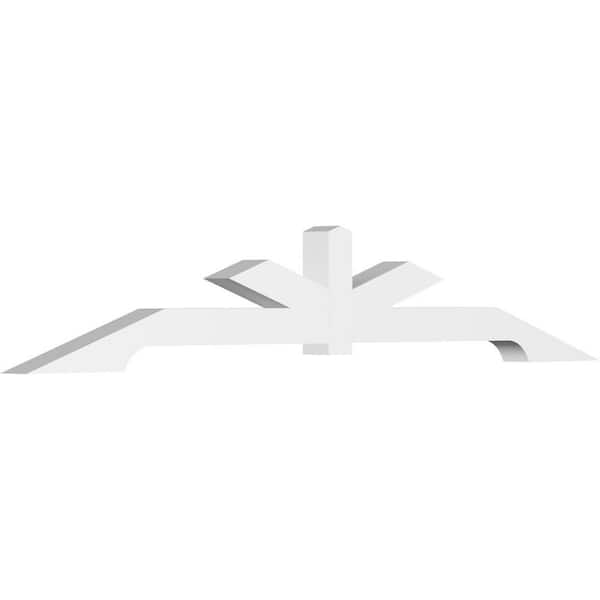 Ekena Millwork Vanguard 96 in. W x 16 in. H x 4 in. D Signature Polyurethane Bracket