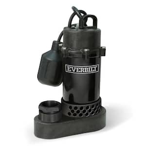 Everbilt SP03302VD 1/3 HP 4000 Submersible Water Sump Pump 